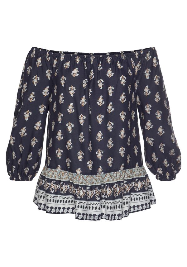 VIVANCE VIVANCE Bluza 'Carmen'  mornarsko plava / miks boja