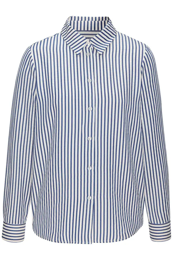 VIVANCE VIVANCE Bluza  plava / bijela