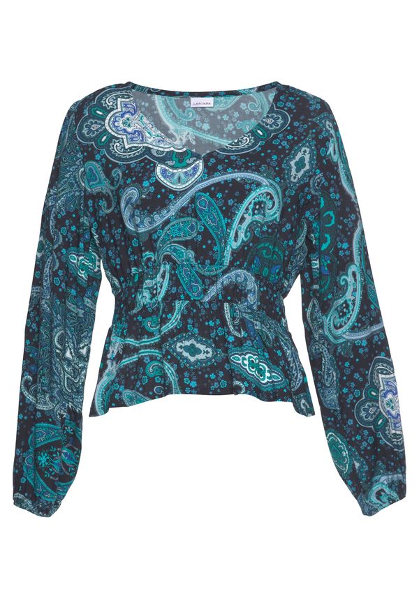 VIVANCE VIVANCE Bluza  plava / zelena / crna / bijela