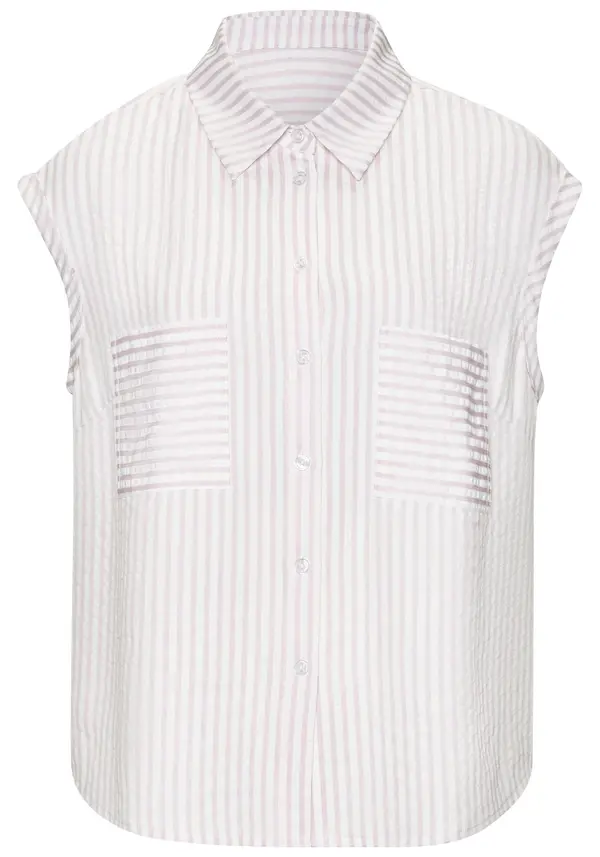VIVANCE VIVANCE Bluza  roza / bijela
