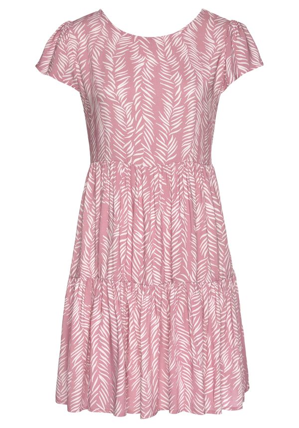 VIVANCE VIVANCE Haljina 'Lorbeer'  sivkasto ljubičasta (mauve) / bijela