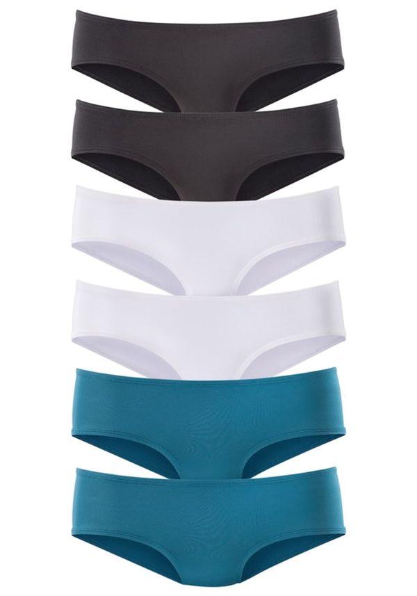 VIVANCE VIVANCE Hipster gaćice  petrol / crna / bijela