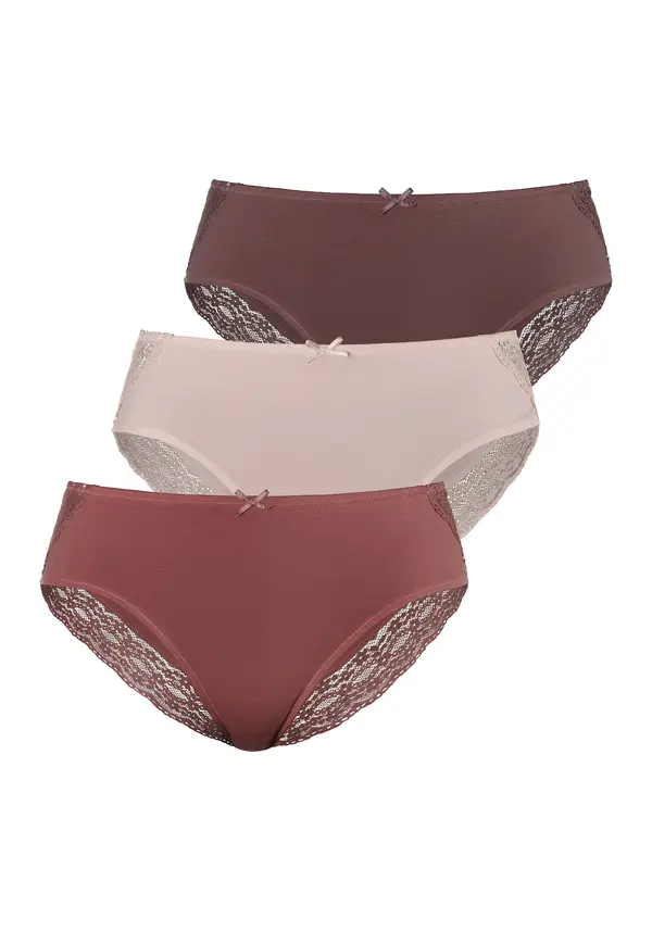 VIVANCE VIVANCE Hipster gaćice  roza / krvavo crvena / tamno crvena