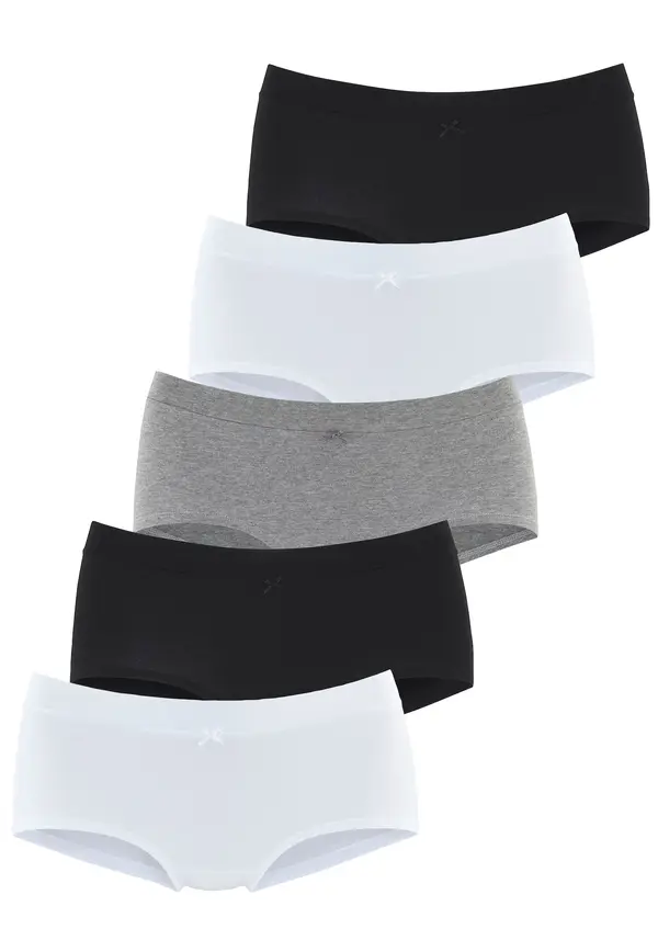 VIVANCE VIVANCE Hipster gaćice  siva / crna / bijela