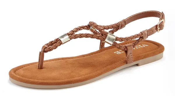 VIVANCE VIVANCE Japanke  smeđa / zlatna