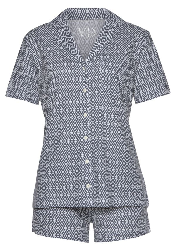 VIVANCE VIVANCE Kratke hlače za spavanje 'Dreams'  antracit siva / svijetlosiva