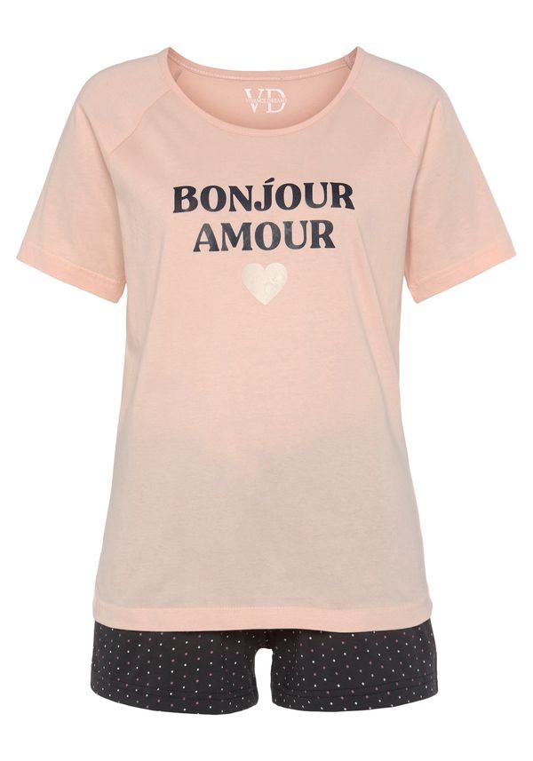 VIVANCE VIVANCE Kratke hlače za spavanje 'Dreams'  mornarsko plava / prljavo roza