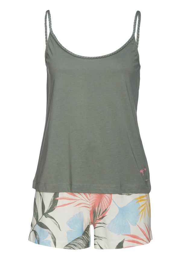 VIVANCE VIVANCE Kratke hlače za spavanje  svijetloplava / žuta / maslinasta / lubenica roza / bijela