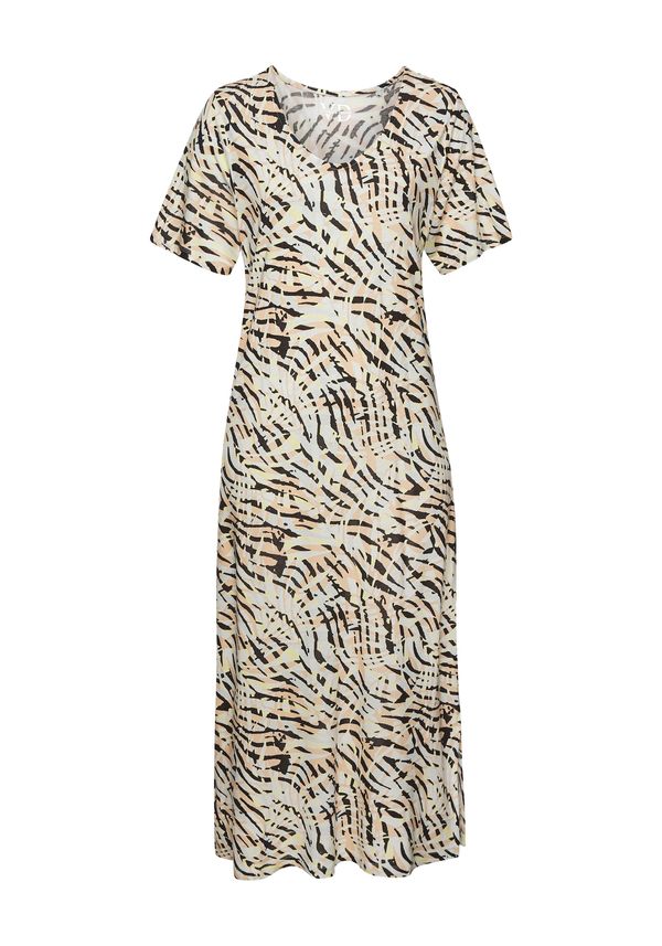 VIVANCE VIVANCE Ljetna haljina  svijetložuta / marelica / crna / bijela