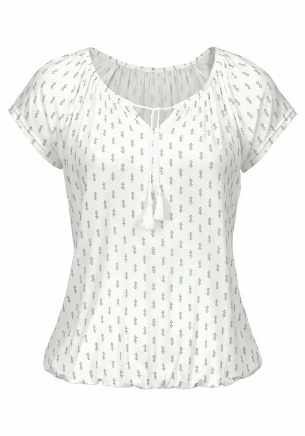 VIVANCE VIVANCE Majica  crna / bijela