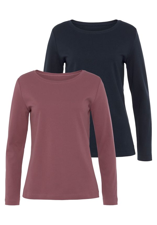 VIVANCE VIVANCE Majica  tamno plava / tamno ljubičasta