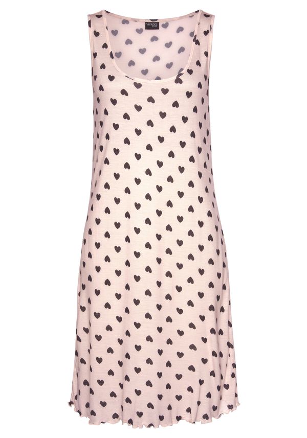 VIVANCE VIVANCE Negliže  tamo siva / prljavo roza