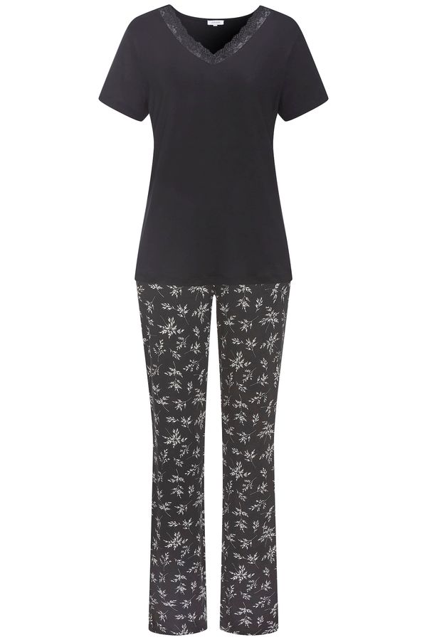 VIVANCE VIVANCE Pidžama 'Dreams'  crna / bijela