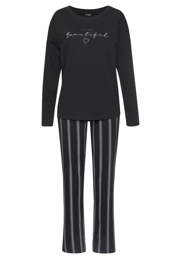 VIVANCE VIVANCE Pidžama 'Dreams'  mornarsko plava / bijela