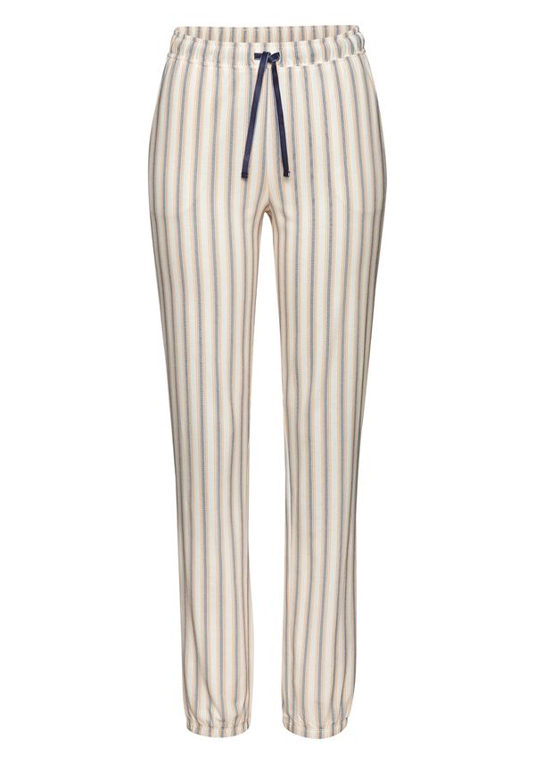 VIVANCE VIVANCE Pidžama hlače 'Dreams'  bež / mornarsko plava / narančasta / prljavo bijela