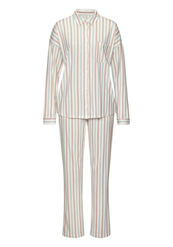 VIVANCE VIVANCE Pidžama  plava / roza / bijela