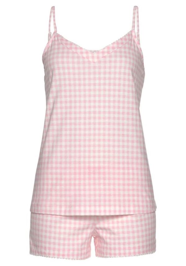 VIVANCE VIVANCE Pidžama  roza / bijela