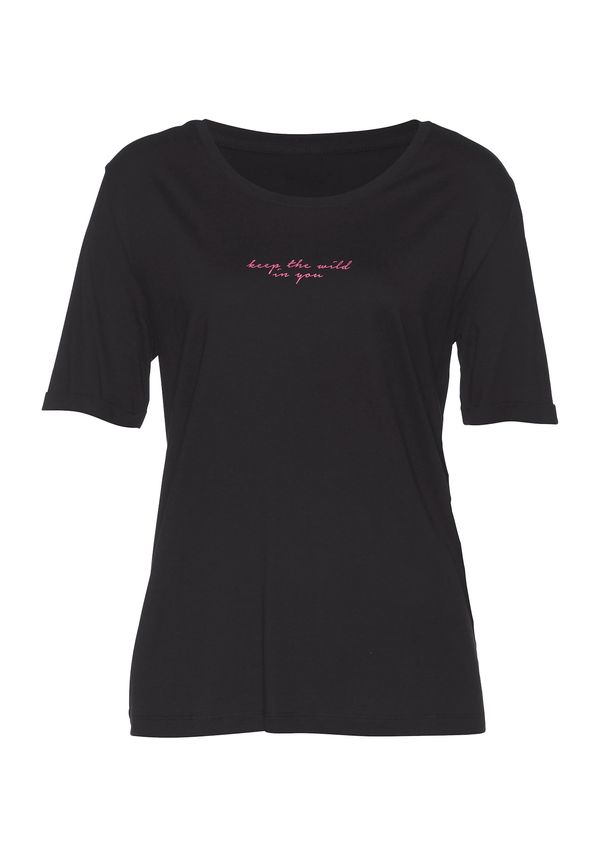 VIVANCE VIVANCE Pidžama  roza / crna