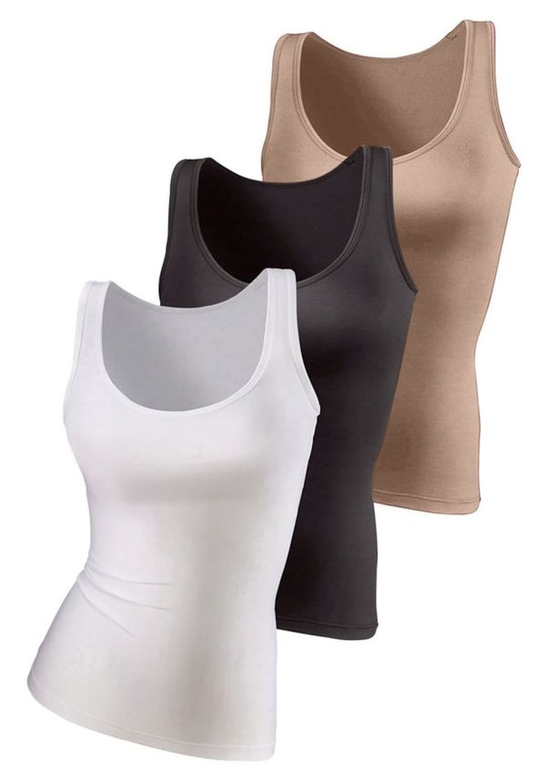 VIVANCE VIVANCE Potkošulja  nude / crna / bijela