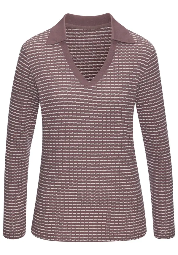 VIVANCE VIVANCE Pulover  sivkasto ljubičasta (mauve) / bijela