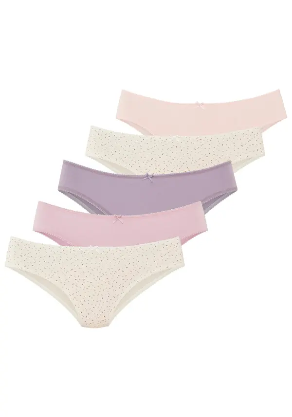 VIVANCE VIVANCE Slip  bež / ljubičasta / rosé / pastelno roza
