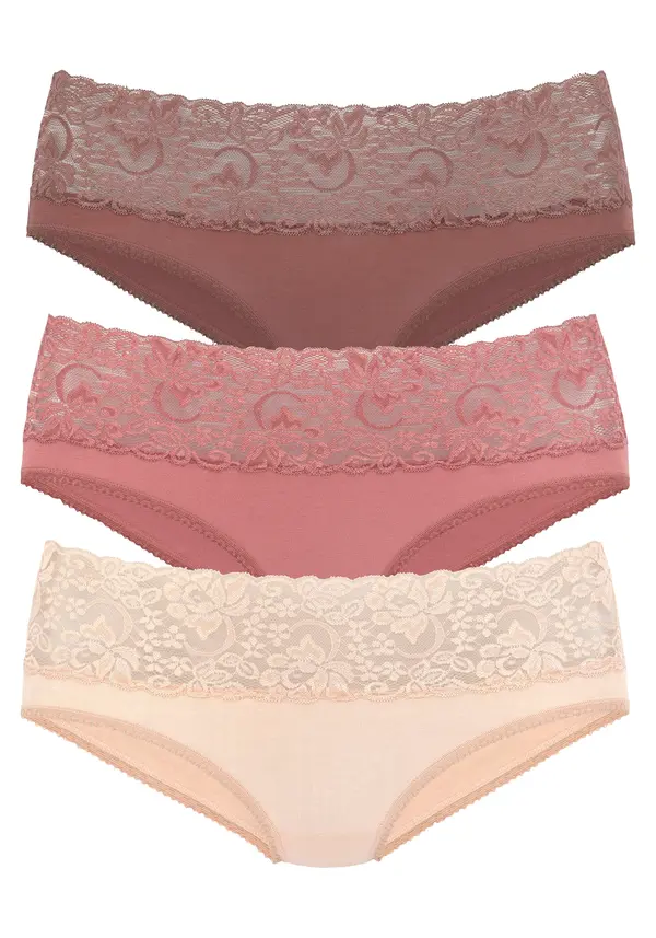 VIVANCE VIVANCE Slip  ljubičasto crvena / puder roza / burgund