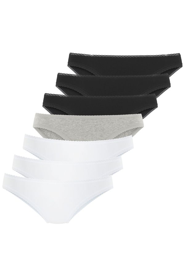 VIVANCE VIVANCE Slip  siva melange / crna / bijela