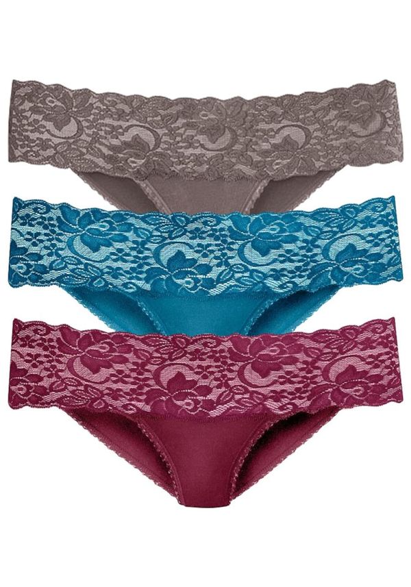 VIVANCE VIVANCE Slip  taupe siva / petrol / ružičasto crvena