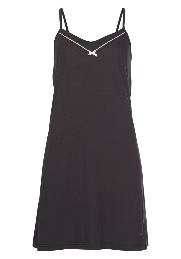 VIVANCE VIVANCE Spavaćica košulja 'Dreams'  crna / bijela