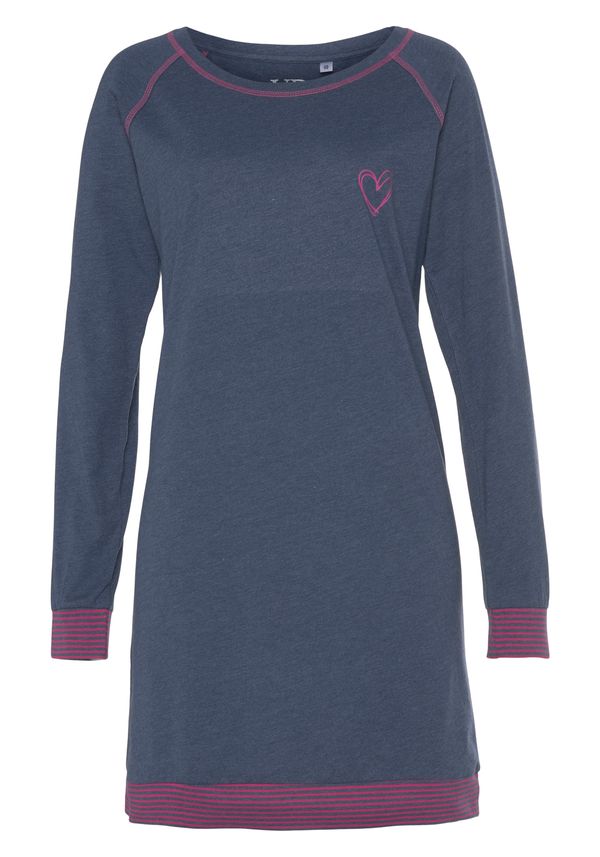 VIVANCE VIVANCE Spavaćica košulja 'Dreams'  morsko plava / ružičasto crvena