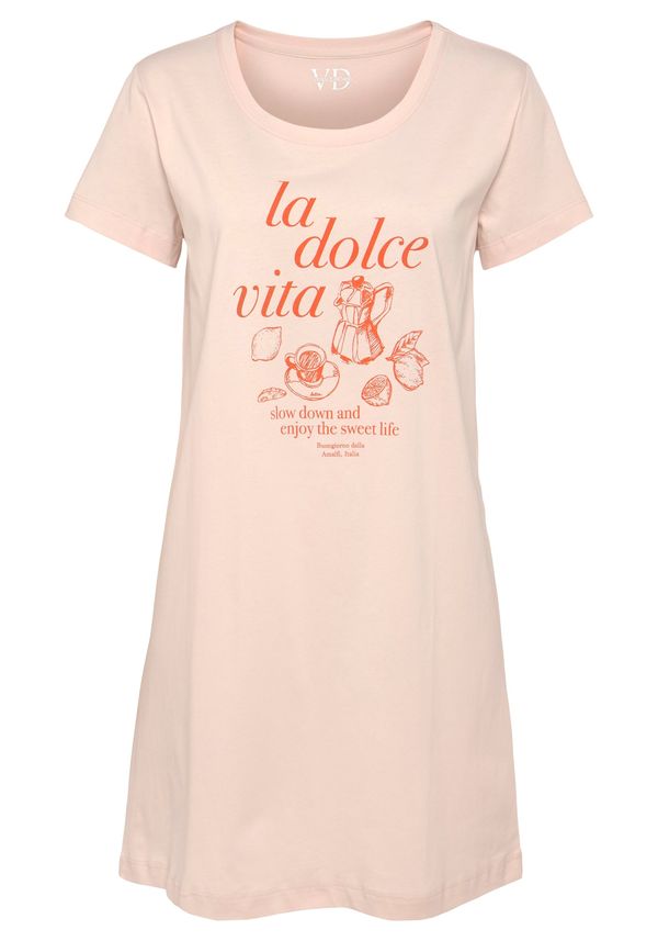 VIVANCE VIVANCE Spavaćica košulja  narančasta / svijetloroza