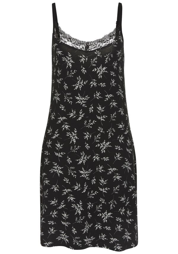 VIVANCE VIVANCE Spavaćica košulja  svijetlozelena / lavanda / crna