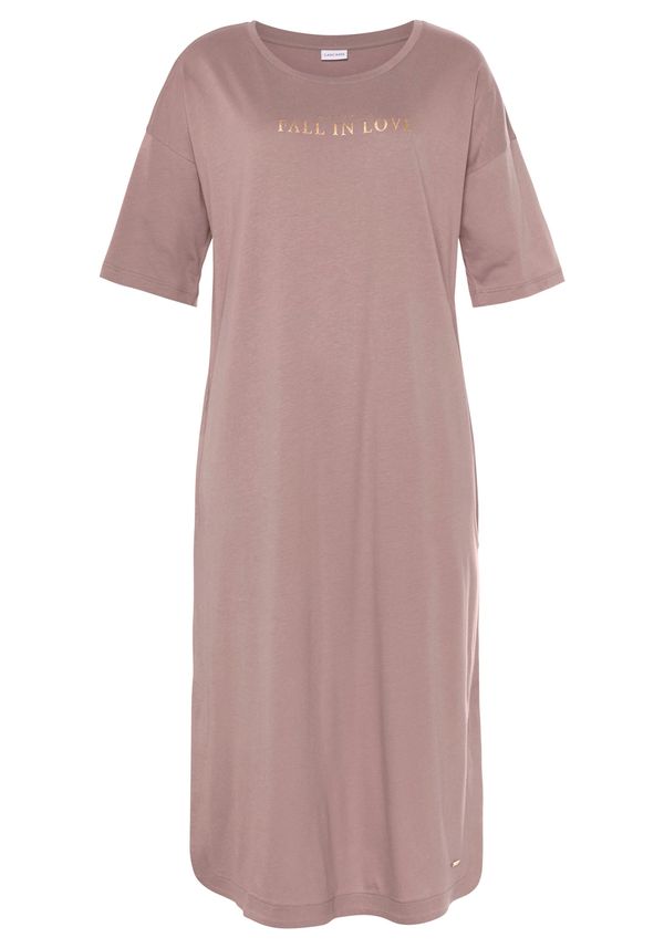 VIVANCE VIVANCE Spavaćica košulja  zlatna / prljavo roza