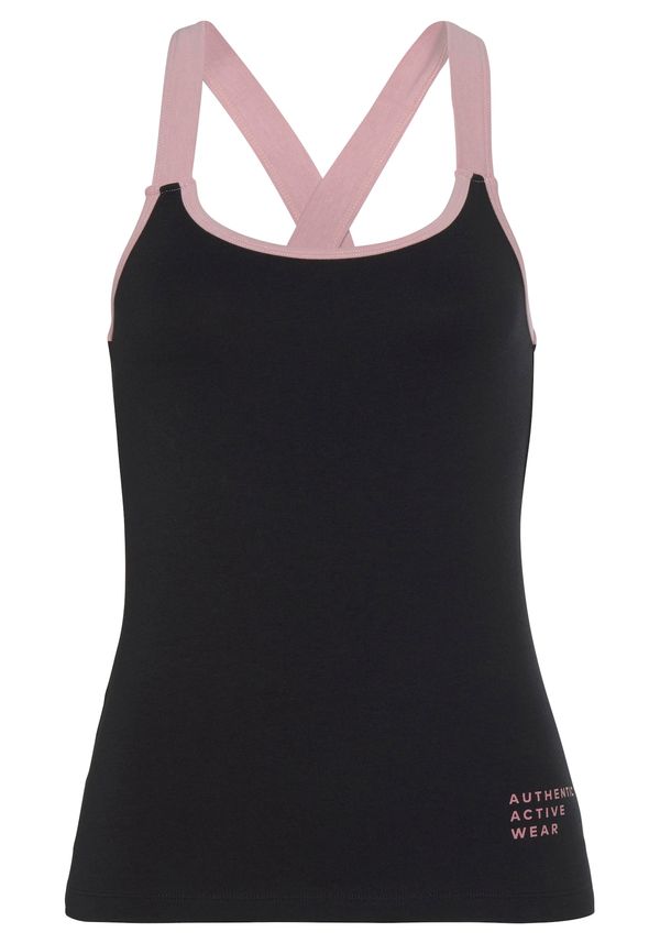 VIVANCE VIVANCE Sportski top 'Active'  roza / crna