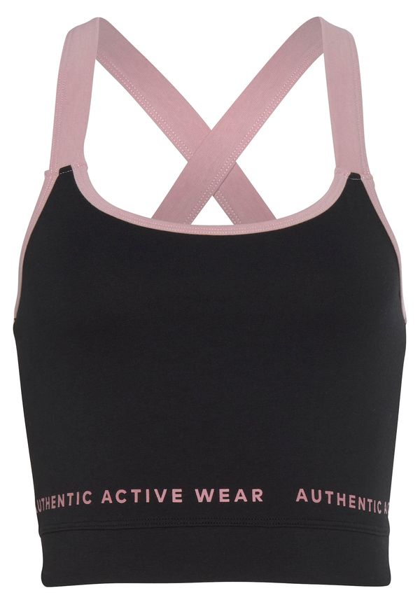 VIVANCE VIVANCE Sportski top  rosé / crna