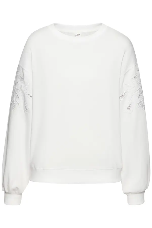 VIVANCE VIVANCE Sweater majica  bijela