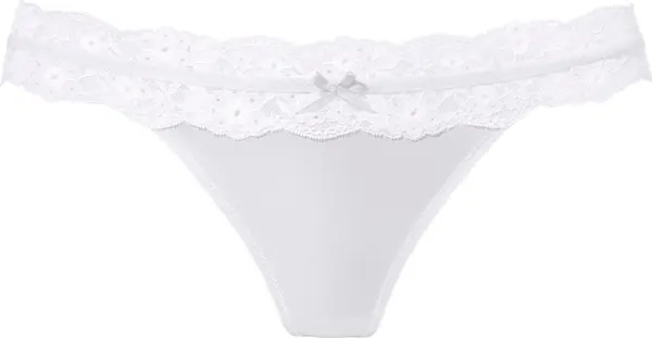VIVANCE VIVANCE Tanga gaćice  bijela