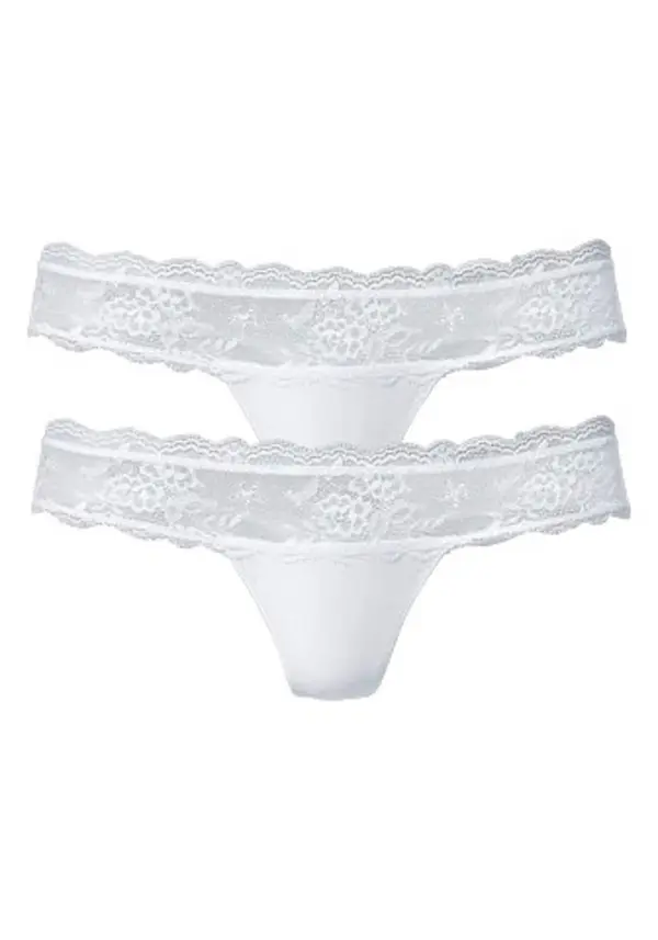 VIVANCE VIVANCE Tanga gaćice  bijela