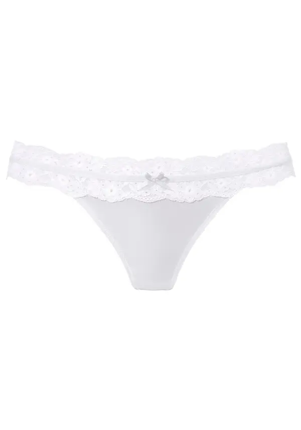 VIVANCE VIVANCE Tanga gaćice  bijela