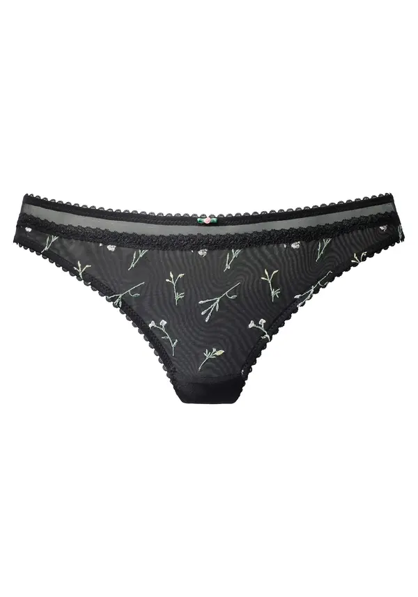 VIVANCE VIVANCE Tanga gaćice  pastelno zelena / rosé / crna / prljavo bijela