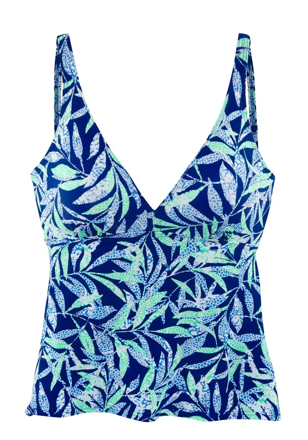 VIVANCE VIVANCE Tankini top  plava / zelena