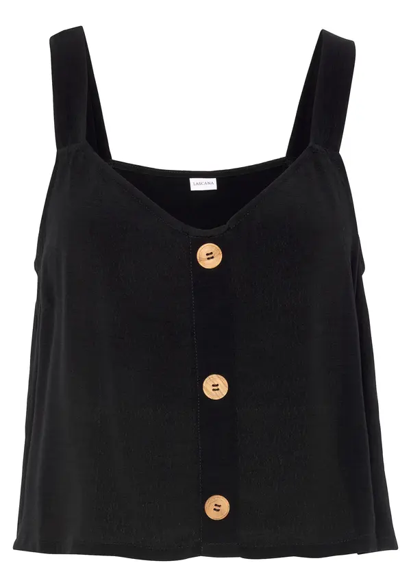 VIVANCE VIVANCE Top  cappuccino / crna