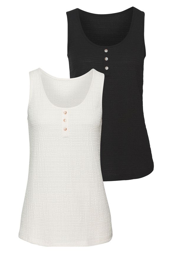 VIVANCE VIVANCE Top  crna / bijela