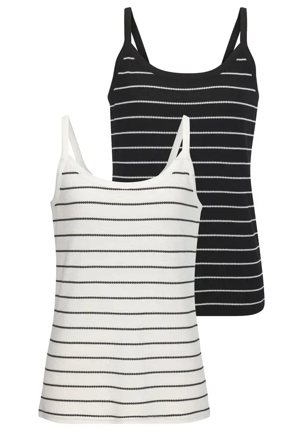 VIVANCE VIVANCE Top  crna / bijela