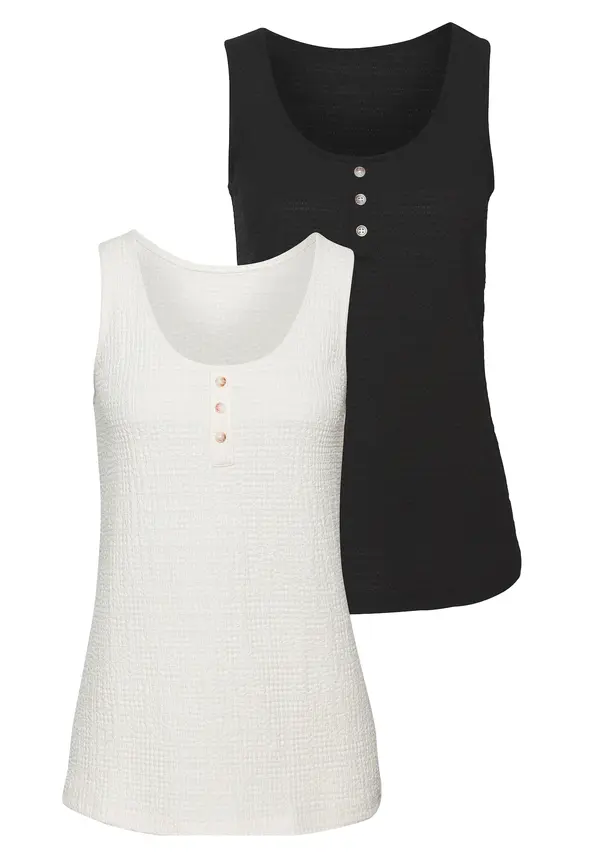 VIVANCE VIVANCE Top  crna / bijela