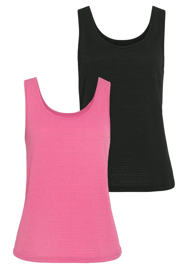 VIVANCE VIVANCE Top  roza / crna