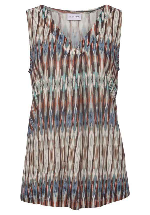 VIVANCE VIVANCE Top  tirkiz / golublje plava / smeđa / siva