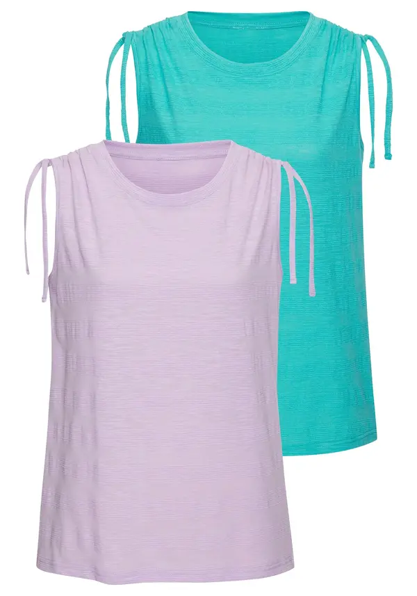 VIVANCE VIVANCE Top  tirkiz / lila