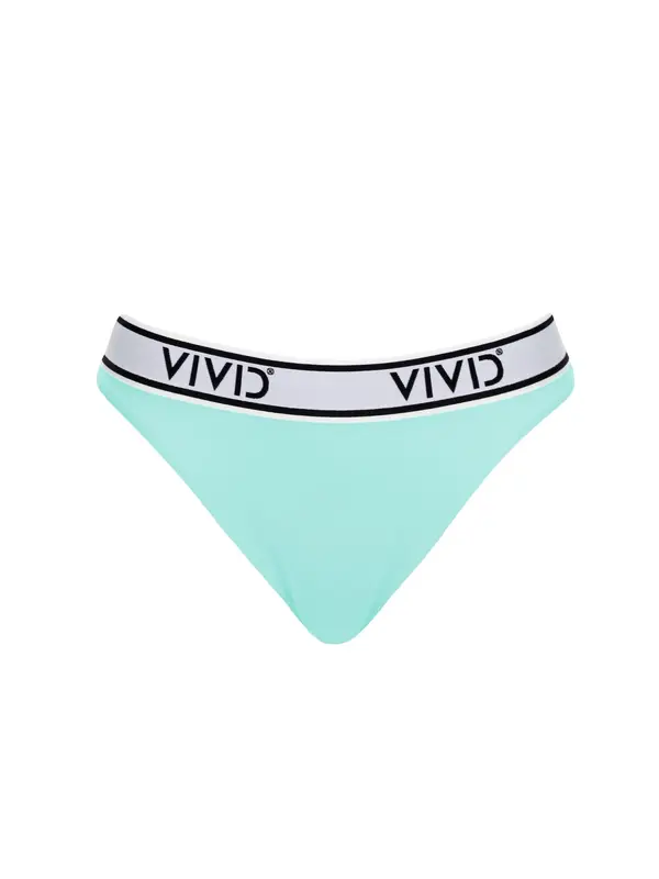VIVID VIVID Bikini donji dio 'Mix&Match'  neonsko plava / crna / bijela