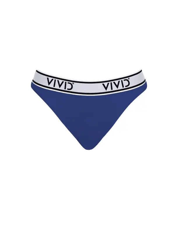 VIVID VIVID Bikini donji dio 'Mix&Match'  tamno plava / svijetlosiva / crna